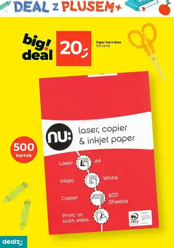 Dealz Papier do drukarki oferta