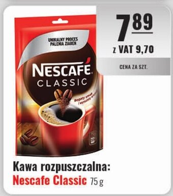 Eurocash Kawa rozpuszczalna: Nescafe Classic 75 g oferta
