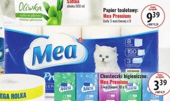 Eurocash Papier toaletowy: Mea Premium biały 3-warstwowy x 8 oferta