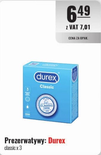 Eurocash Prezerwatywy: Durex classic x 3 oferta