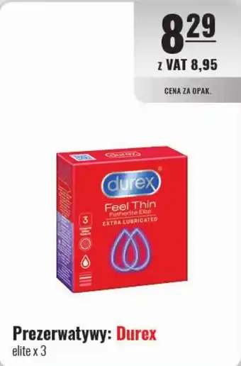 Eurocash Prezerwatywy: Durex elite x 3 oferta