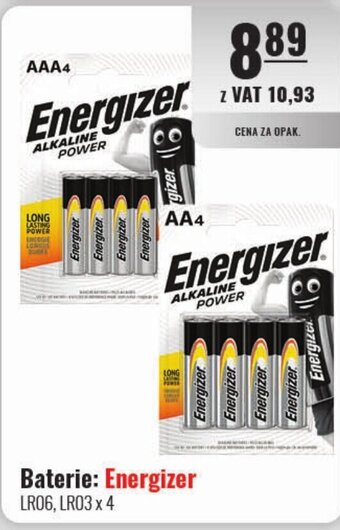 Eurocash Baterie: Energizer LR06, LR03 x 4 oferta