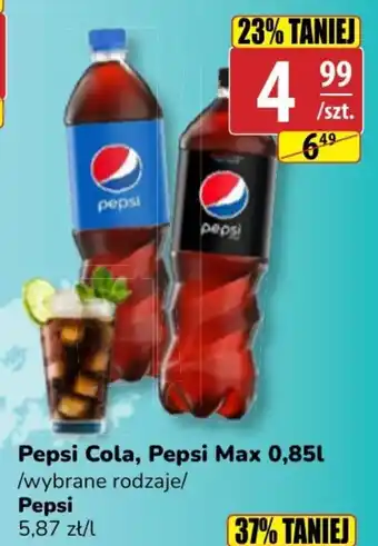 API MARKET Pepsi Cola, Pepsi Max 0,85 l oferta