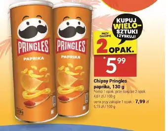 Twój Market Chipsy Pringles paprika, 130 g oferta
