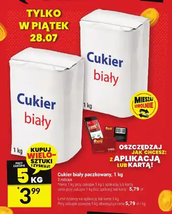 Twój Market Cukier biały paczkowany, 1 kg oferta