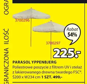 JYSK PARASOL YPPENBJERG 1 szt. oferta