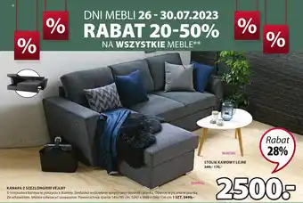 JYSK KANAPA Z SZEZLONGIEM VEJLBY 1 szt. oferta