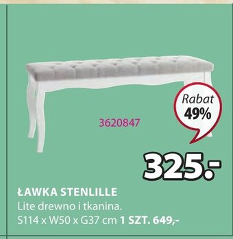 JYSK ŁAWKA STENLILLE oferta