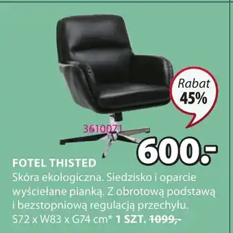 JYSK FOTEL THISTED 1 SZT. oferta