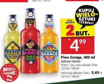 Piwo Garage, 400 ml