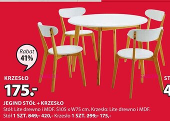 JYSK JEGIND KRZESŁO oferta