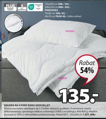 JYSK KOŁDRA NA 4 PORY ROKU VEOFJELLET oferta