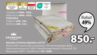 JYSK KOŁDRA Z PUCHU GĘSIEGO LOFTET oferta