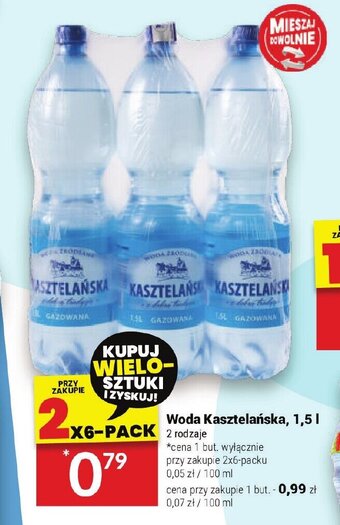 Twój Market Woda Kasztelańska, 1,5 l oferta