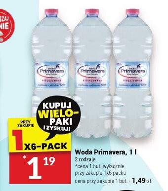 Twój Market Woda Primavera, 1l oferta
