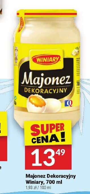 Twój Market Majonez Dekoracyjny Winiary, 700 ml oferta