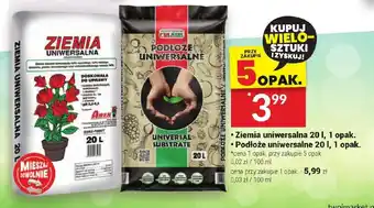 Twój Market Ziemia uniwersalna 20 I, 1 opak./Podłoże uniwersalne 20 I oferta