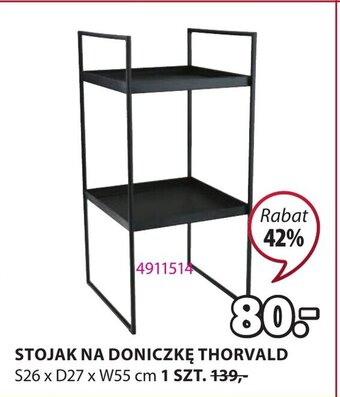 JYSK STOJAK NA DONICZKĘ THORVALD oferta