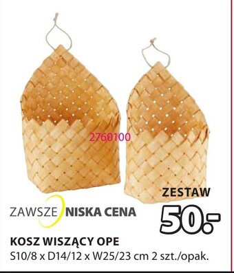 JYSK KOSZ WISZĄCY OPE oferta