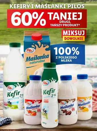 Lidl KEFIRY I MAŚLANKI PILOS oferta