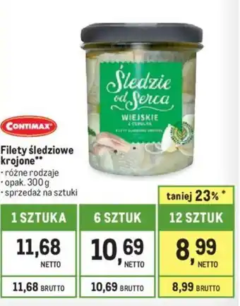 Makro Filety śledziowe krojone opak. 300g oferta