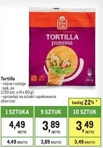 Makro Tortilla 4x60g oferta