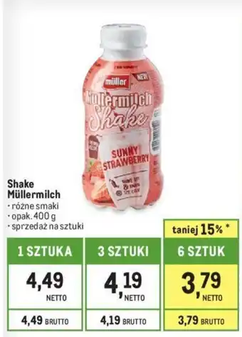 Makro Shake Müllermilch 400g oferta