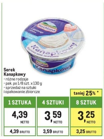 Makro Serek Kanapkowy 130g oferta