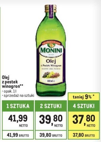 Makro Olej z pestek winogron 1l oferta