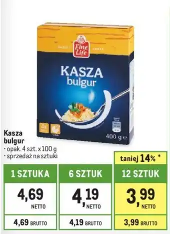 Makro KASZA bulgur 100g oferta