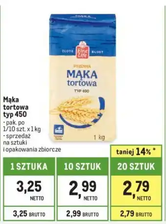 Makro Mąka tortowa typ 450 1kg oferta