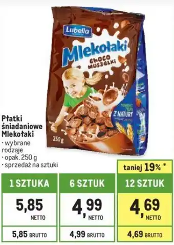 Makro Płatki śniadaniowe Mlekołaki 250g oferta