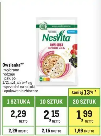 Makro Owsianka 35-45g oferta