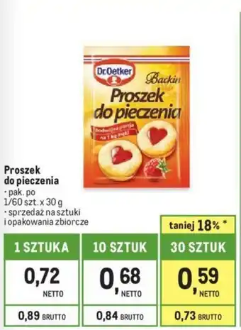 Makro Proszek do pieczenia 30g oferta