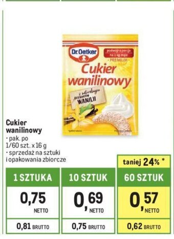 Makro Cukier wanilinowy 16 g oferta