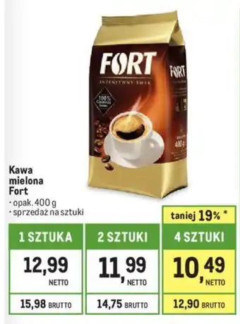 Makro Kawa mielona Fort 400g oferta
