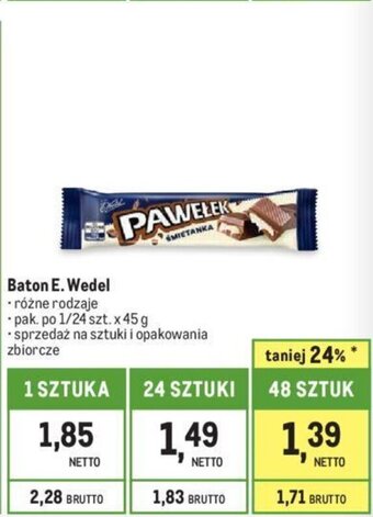 Makro Baton E.Wedel 45g oferta