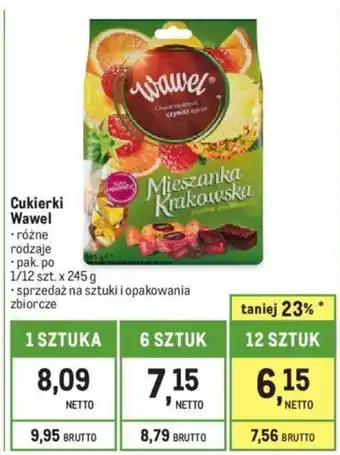 Makro Cukierki Wawel 245g oferta