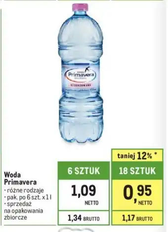 Makro Woda Primavera 1l oferta