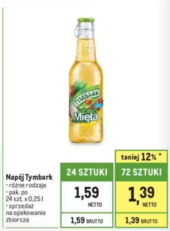 Makro Napój Tymbark 0,25l oferta