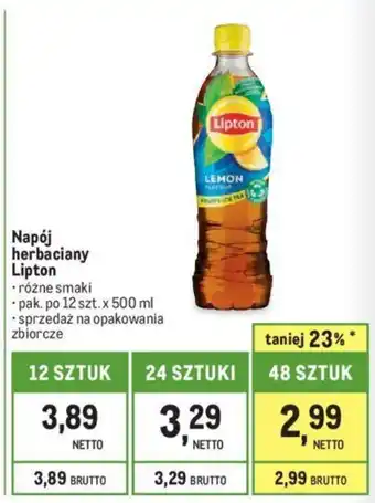 Makro Napój herbaciany Lipton 500ml oferta