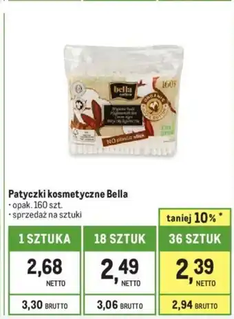 Patyczki kosmetyczne Bella 160szt.