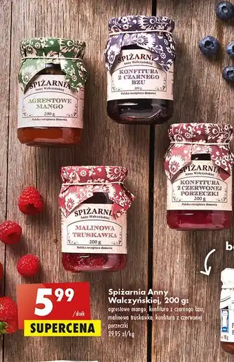 Biedronka Konfitura malina truskawka oferta
