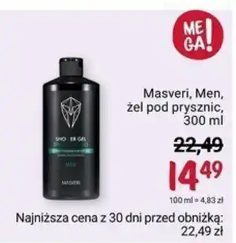 Rossmann Masveri, Men, żel pod prysznic, 300 ml oferta