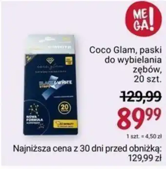 Rossmann Coco Glam, paski do wybielania zębów, 20 szt. oferta