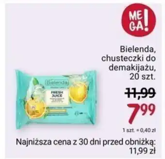 Rossmann Bielenda, chusteczki do demakijażu, 20 szt. oferta