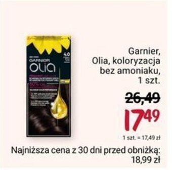 Rossmann Garnier, Olia, koloryzacja bez amoniaku, 1 szt. oferta
