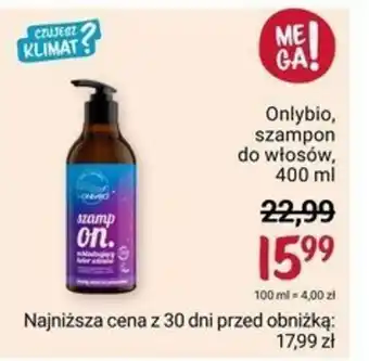 Rossmann Onlybio, szampon do włosów, 400 ml oferta