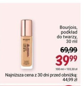Rossmann Bourjois, podkład do twarzy, 30 ml oferta