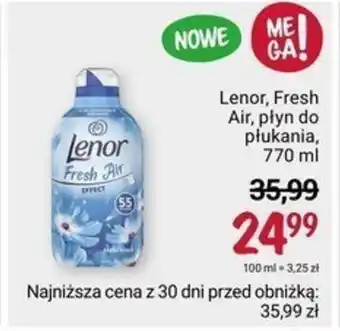 Rossmann Lenor, Fresh Air, płyn do płukania, 770 ml oferta